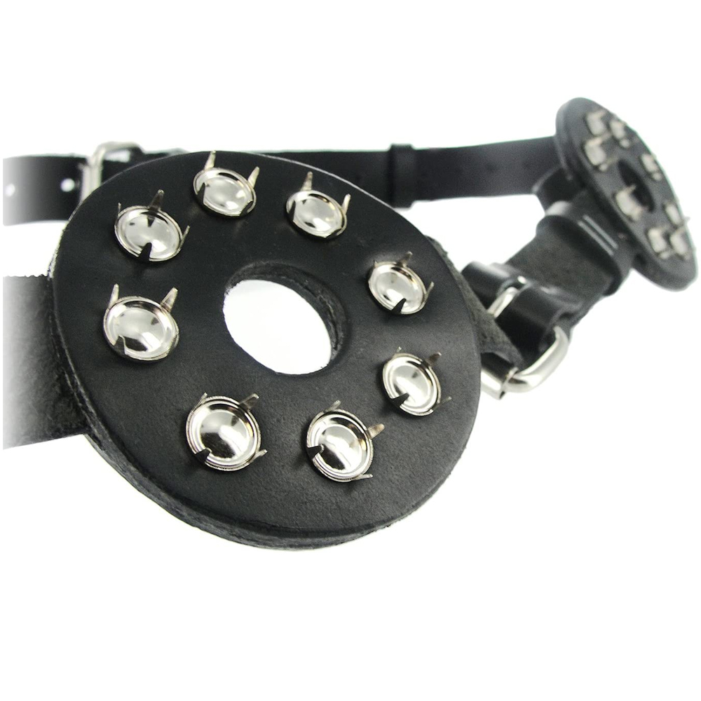 Strict Leather Black Studded Spiked Breast Binder with Nipple Holes - Metal - Strict Leather Black Studded Spiked Breast Binder with Nipple Holes