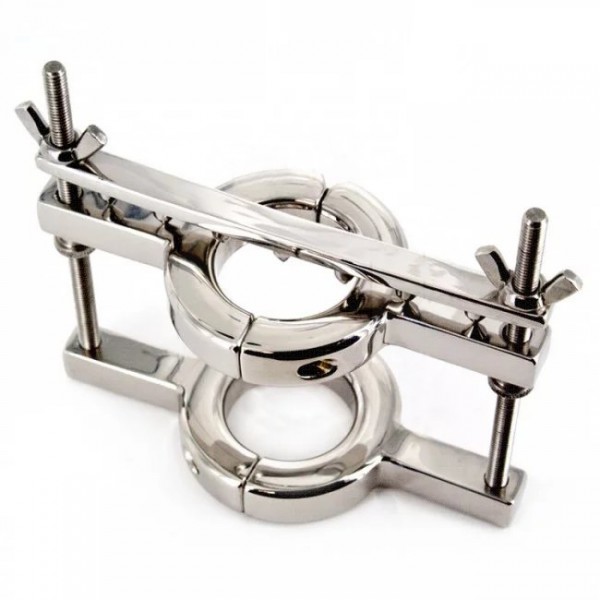 Ultimate CBT Ball Stretcher and Crusher with Spikes - Ball stretching, ball crushing and spikes - This - Ultimate CBT Ball Stretcher and Crusher with Spikes