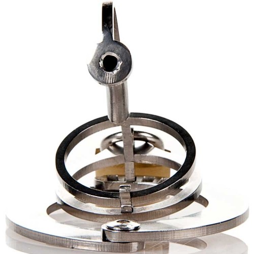 Open Chastity Cage with Penis Plug - Stainless Steel - Open Chastity Cage with Penis Plug