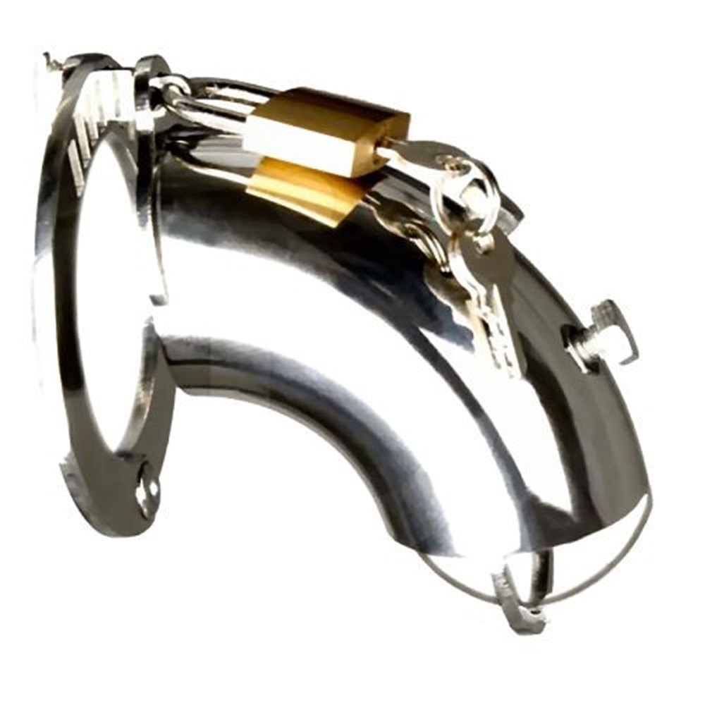The Enforcer Male Chastity Tube - Stainless Steel