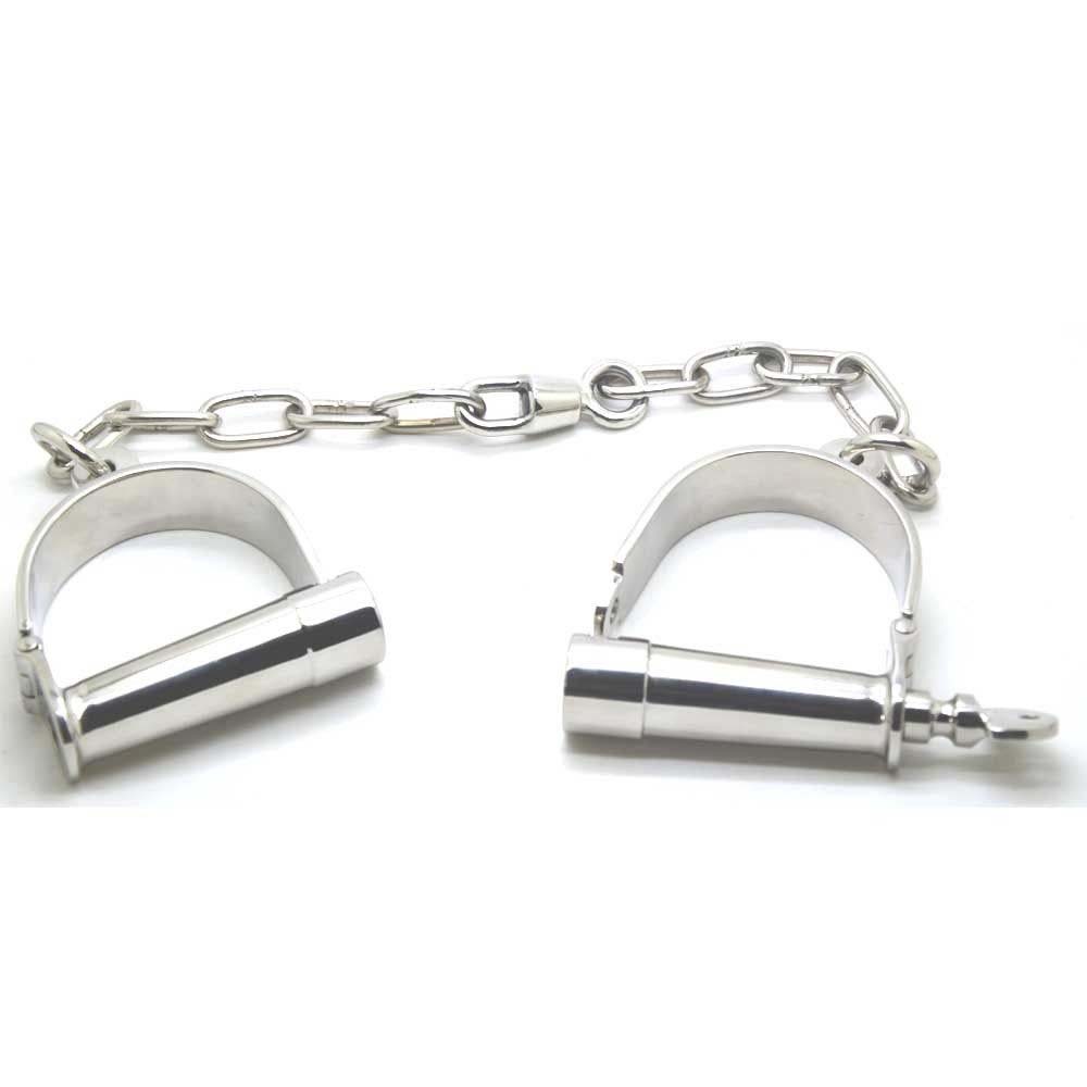 Darby Leg Irons Non-Adjustable - These cuffs include a Darby Style Locking - Darby Leg Irons Non-Adjustable
