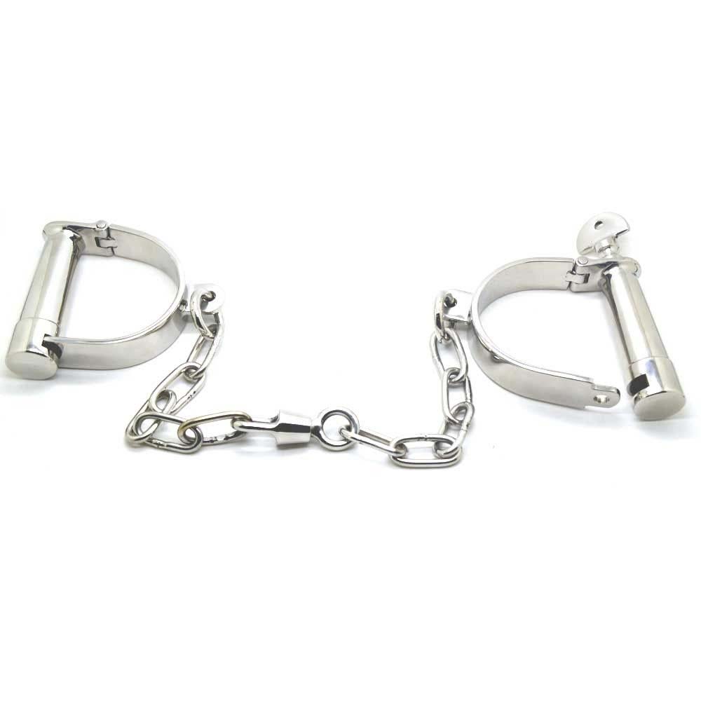 Darby Leg Irons Non-Adjustable - These cuffs include a Darby Style Locking