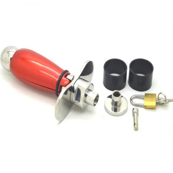Deluxe Locking Anal Plug - The Deluxe Locking Anal Butt Plug is a one of a