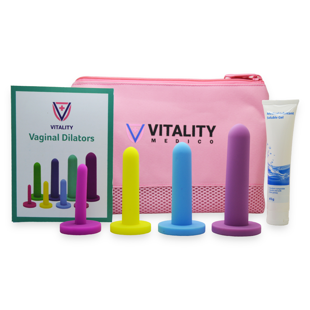 Silicone Vaginal Dilator Set Size 1 to 4 - Silicone