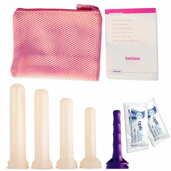 4 Piece Smooth Plastic Vaginal Dilator Set - Vaginal dilators were designed to provide a