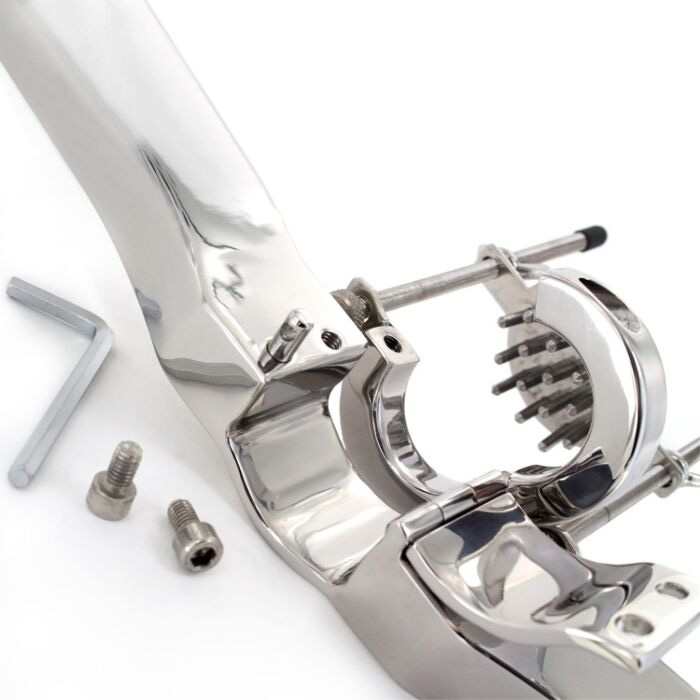 Black Label The Humbler Steel BDSM Humility Device - Have you got the balls to play with The Humbler - Black Label The Humbler Steel BDSM Humility Device