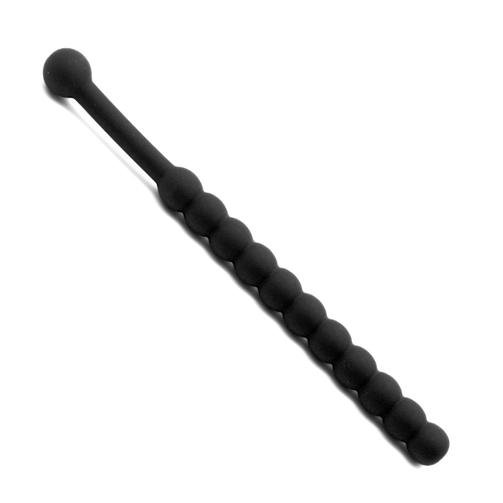 Silicone Flexible Pogo Stick Cum Thru Penis Plug - Silicone