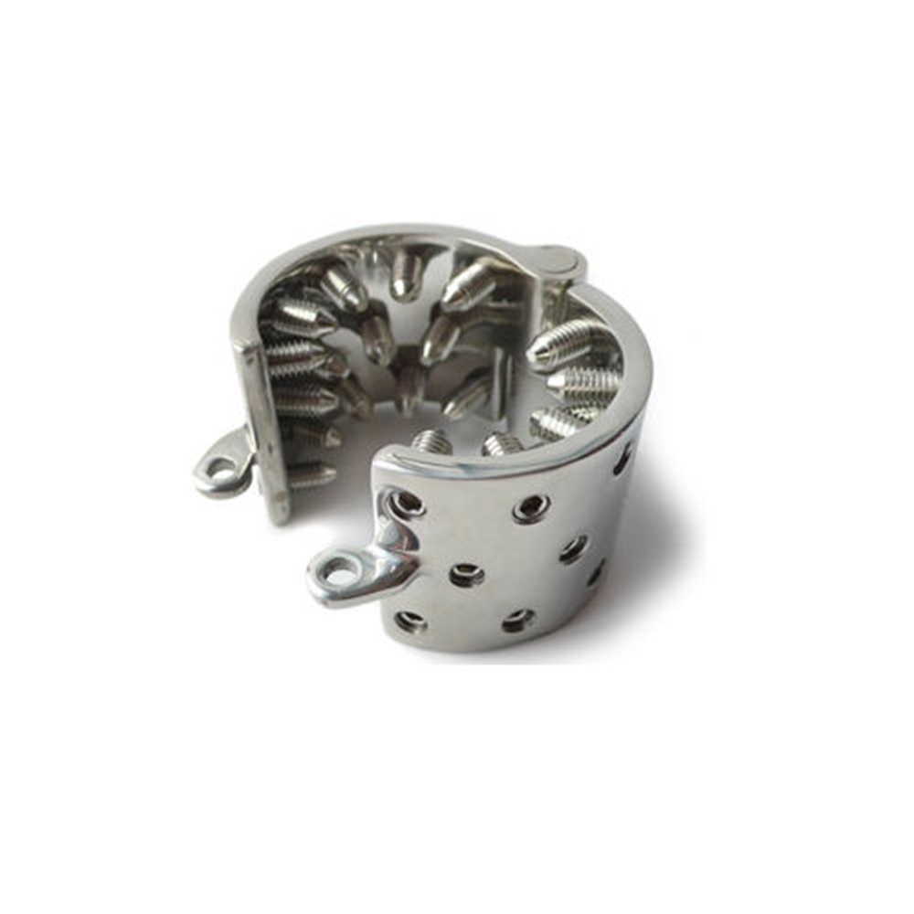 Mikes Spikes Male Chastity Ring - Mike’s Spikes is a sturdy collar with multiple - Mikes Spikes Male Chastity Ring