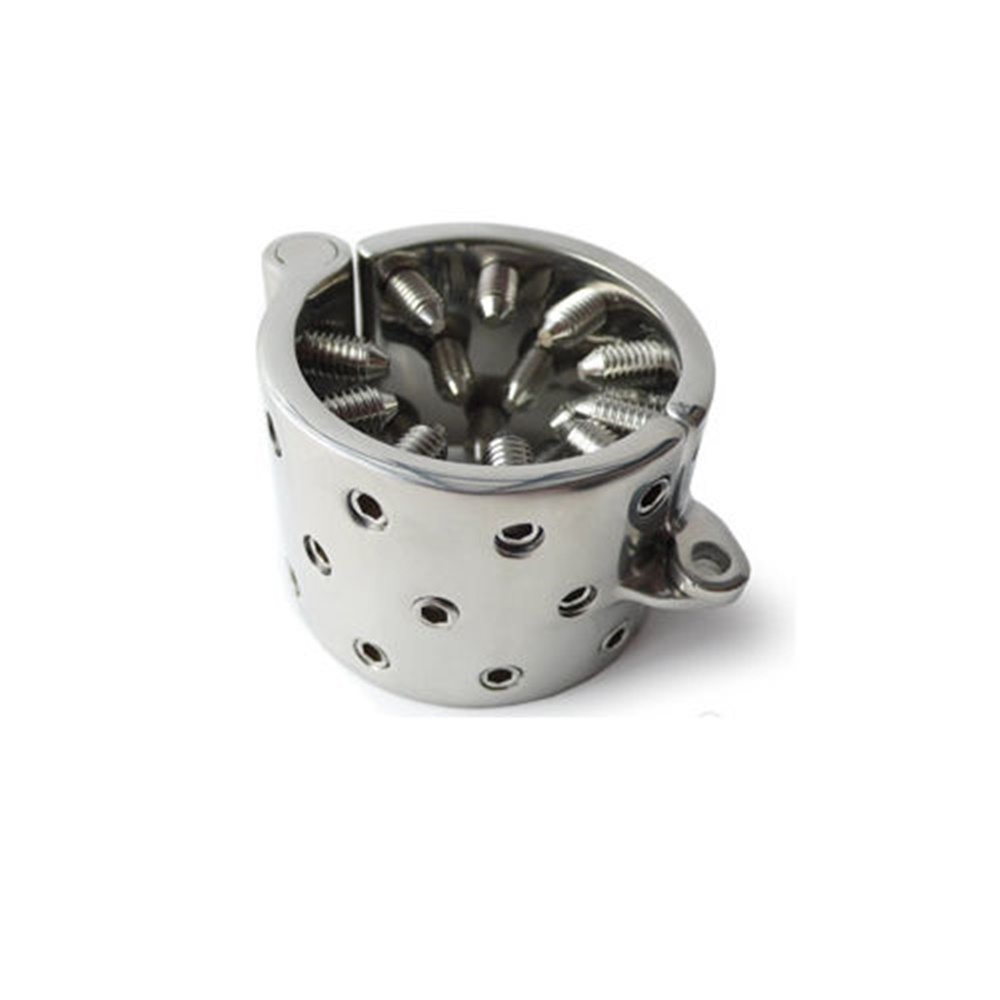 Mikes Spikes Male Chastity Ring - Mike’s Spikes is a sturdy collar with multiple