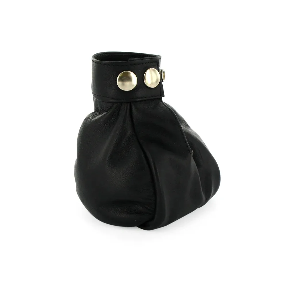 leather ball stretcher weight bag adjustable pouch - Soft leather ball stretcher with adjustable fit and weighted pouch design.
