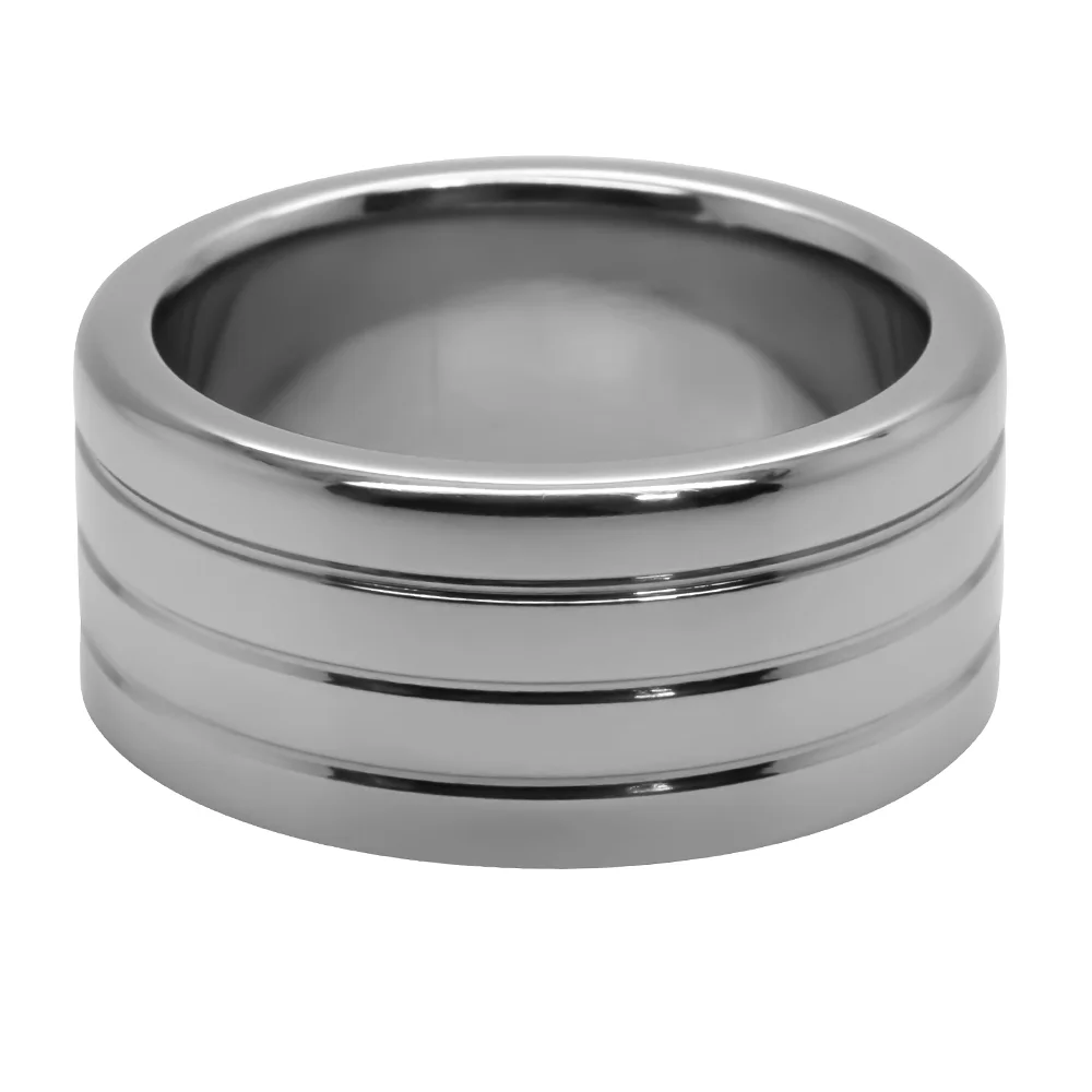 Premium Grooved Cock Ring - Premium grooved cock ring designed for a secure