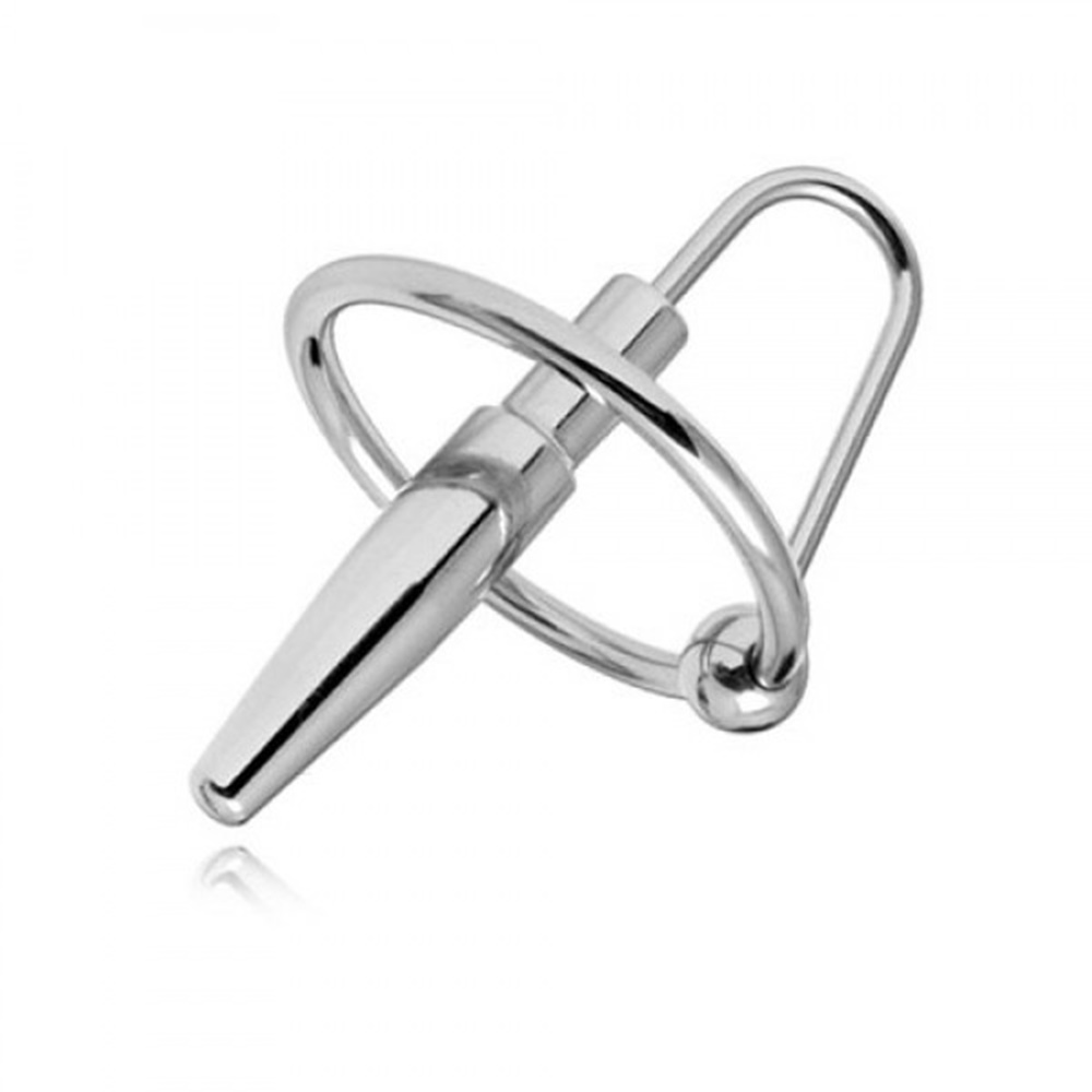 Penis Plug With Glans Ring - The penis plug is smooth and comfortable, while